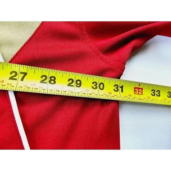 NFL Team Apparel Size 4XL Men's San Francisco 49ers Red Short Sleeve Logo Polo - Picture 2 of 9
